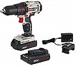 Porter-Cable PCC601LB 20V Max 1/2-Inch Lithium Ion Drill/Driver (includes 2 batteries) $40