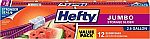 12-Ct 2.5-Gallon Hefty Slider Jumbo Food Storage Bags $2.59 or Less