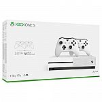 Xbox One S 1TB Bundle with 2 Controllers and 3 Month Game Pass $209
