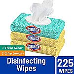 225-Count Clorox Disinfecting Bleach Free Cleaning Wipes $7.95