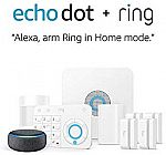 Ring Alarm 14 Piece Kit + Echo Dot (3rd Gen) $245, 8pc kit + Echo Dot $179