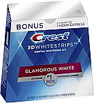 Crest 3D Whitestrips Glamorous Teeth Whitening Kit, 16 Treatments + 2 Bonus 1-Hour Express Treatments $28.49