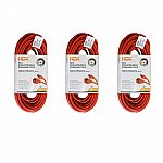 3-Pack 50FT HDX 16/3 Light-Duty Indoor/Outdoor Extension Cord $8