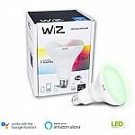 WiZ 72W Equivalent BR30 Colors and Tunable White Wi-Fi Connected Smart LED Light Bulb $6  (Org $20)
