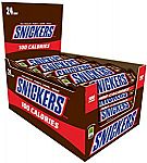 24-Count Snickers 100 Calories Chocolate Candy Bar $6