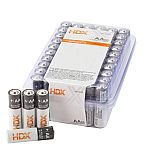 60-Pack HDX AA Alkaline Batteries $7.87