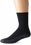 Fruit of the Loom Men's 6 Pack Heavy Duty Crew Socks $5