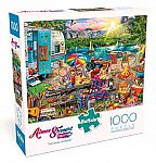 1000-Pc Aimee Stewart The Family Campsite Jigsaw Puzzle $2.40
