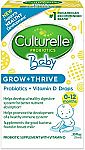 30 Oz Culturelle Baby Grow + Thrive Probiotics + Vitamin D Drops 400 IU $11.48 and more