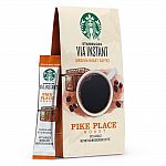 Starbucks VIA Instant Coffee 24ct $12 and more
