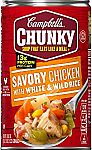 12PK Campbell's Chunky Savory Chicken with White & Wild Rice Soup $11