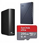 Up to 60% off select Sandisk and WD items