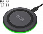 Yootech Qi-Certified 10W Wireless Charging Pad + 2X USB C Cable $6
