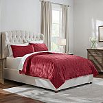 Home Decorators Collection 3-Piece Braelyn Velvet Quilt Queen Set $16 and more