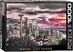 1000-Piece EuroGraphics Seattle City Skyline Puzzle $5 and more