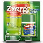 Walgreens - $5 Off $30 Select Allergy & Pain:  70-ct Zyrtec 24 Hour Allergy Relief Tablets +100-ct TYLENOL Extra Strength Pain Reliever & Fever Reducer $34 (save $14) & More