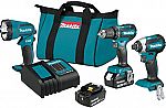 Makita XT335S 18V LXT Lithium-Ion Brushless Cordless 3-Pc. Combo Kit (3.0Ah) $160