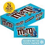 24-Ct 1.35oz M&M'S Hazelnut Spread Full Size Chocolate Candy Bags $12