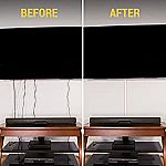 Simple Cord Cable Concealer (White, 150") $20