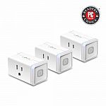 3-Packs Kasa Smart Plug by TP-Link $30