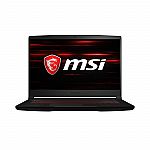 MSI GF63 Thin 9SC-066 15.6" (i7-9750H 16GB 512GB SSD GTX 1650) $799