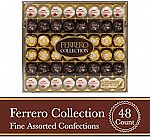 Ferrero Rocher Chocolates assorted 12-ct $4.5 or 48-ct $16.60