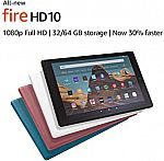 Amazon Fire HD 10 32GB Tablet $99.99 