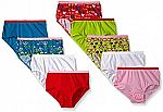 9-Count Fruit of the Loom Girls' Assorted Brief (Size 4) $2