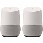 2-Pack Google Home Smart Speakers + Google Nest Mini $99