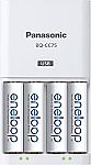 Panasonic BQ-CC75ASBA eneloop Individual Battery Charger with USB Charging Port $8