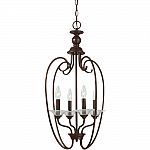 Sea Gull Lighting Lemont 4-Light Burnt Sienna Hall-Foyer Pendant $15.22