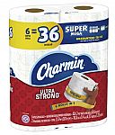 6-Ct Charmin Ultra Strong Toilet Paper Super Mega Roll $11 + Free Shipping