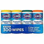 300-Count Clorox Disinfecting Wipes $12.78