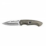 3.5" Klein Tools Stainless Steel Straight Edge Drop Point Pocket Knife $12.88