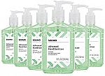 6-Pk 8-oz Amazon Brand - Solimo Hand Sanitizer with Vitamin E and Aloe $15.75
