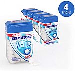 4-Pack Mentos Always White Sugar-Free Chewing Gum $6
