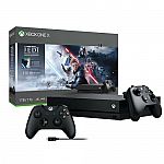 Xbox One X 1TB Star Wars Jedi Bundle Console + Xbox Wireless/Cable Controller $314.99