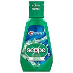 33.8-Oz Crest Plus Scope Mouthwash (2 for $5) or (3 for $7) + Free Shipping