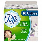 10-cubes Puffs Plus Lotion Facial Tissues $11.96