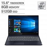 Lenovo IdeaPad S340 15.6" FHD Touchscreen Laptop (i7-1065G7 8GB 512GB SSD) $599 and more
