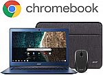Acer 14'' FHD Chromebook Bundle (Celeron N3160 4GB 32GB) $275
