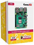 Raspberry Pi 4 2GB with CanaKit Power Supply $45 and more
