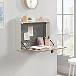 SAUDER 24.8" Well Hung White Anda Norr Desk $86.22 and more