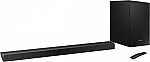 Samsung 2.1-Channel 320W Soundbar System with 6-1/2" Wireless Subwoofer $150