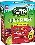 40-Ct Black Forest Fruit Snacks Juicy Bursts, Mixed Fruit $6