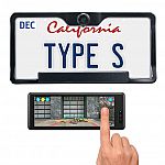 Type S 6.8" Wide Screen Solar Powered HD Wireless Backup Camera $130