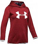 Under Armour: Girls' Big Logo Twist Hoodie (various) $9 and more