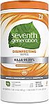 (Back) 70-Ct Seventh Generation Disinfecting Wipes $7