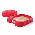 Step2 Crabbie Sandbox Kids Plastic Outdoor Sandbox with Cover $55