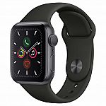 Apple Watch Series 5 GPS, 40mm $299, 44mm $329